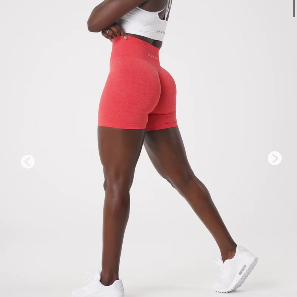 NVGTN Vibrant Red Bike Shorts